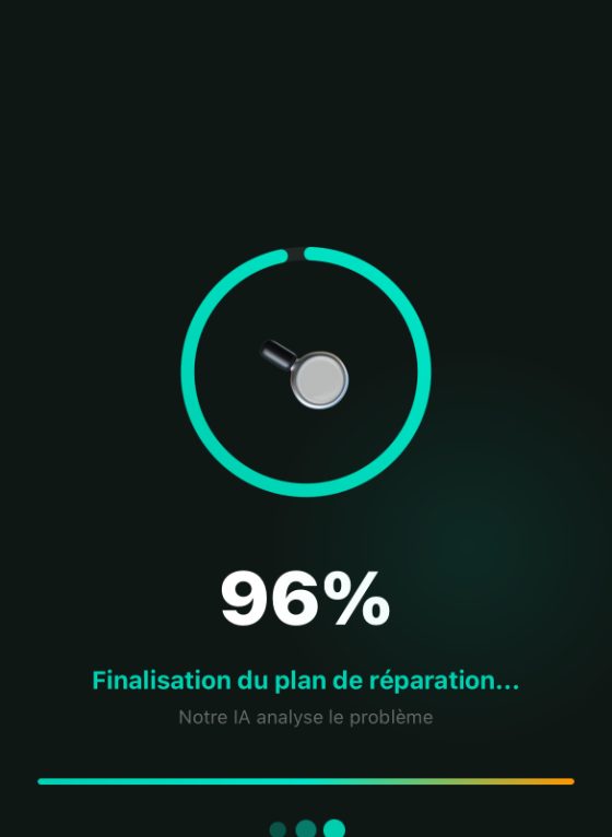 L'IA analyse une panne